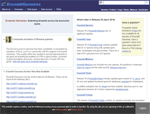Tablet Screenshot of ensemblgenomes.org